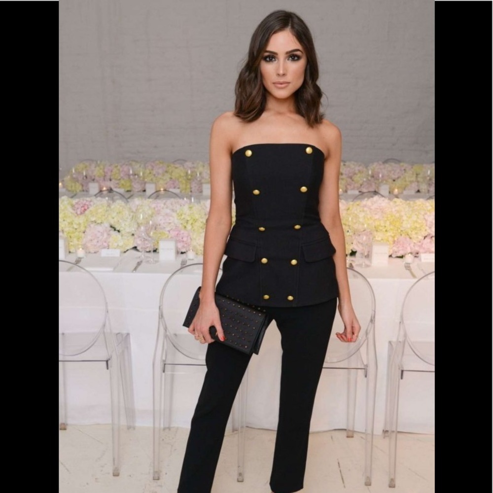 Camilla and Marc corset bustier black poise top